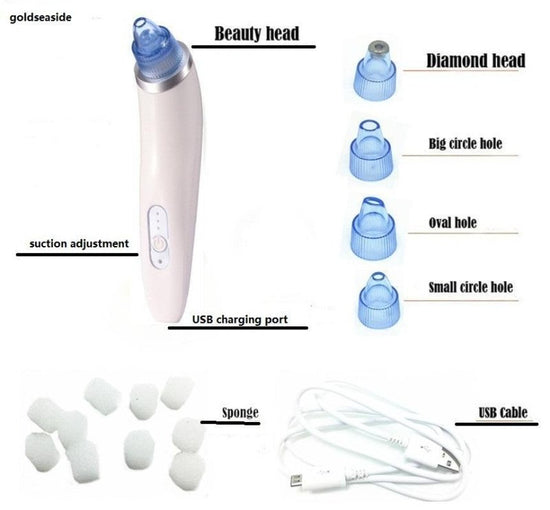PROFESSIONAL VACUUM PORE CLEANER $47.18 Dana Fashion Color: Blue Beauty Tools Note: Please use blackhead derivation solution or hot towel for 5-10 minutes before using the blackhead instrument, so that the pores are opened and then sucked with blackhead.