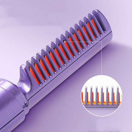 Professional Wireless Hair Straightener Curler Comb Fast Heating Negative Ion Straightening Curling Brush Hair Styling Tools $28.71 Dana Fashion power: Green Beauty Tools Overview: 1. Mini Body, Portable Tool: With its lightweight and compact design, our