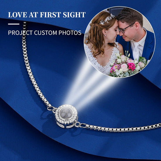 Projection Handpiece Color Picture Photo Nano I Love You Bracelet $37.00 Dana Fashion Color: Gold Women's Accessories Overview: 100% new design and high quality Must-have for fashion women Have a beautiful appearance Specifications: Material: Copper Proce