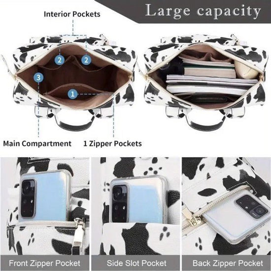 PU Women's Shoulder Bag, Fashionable Multifunctional Backpack With Zipper Closure, Suitable For Travel $45.99 Dana Fashion Shape: Vertical Square Women's Bags This stylish backpack purse for women is the perfect fusion of handbag and backpack. Our waterpr
