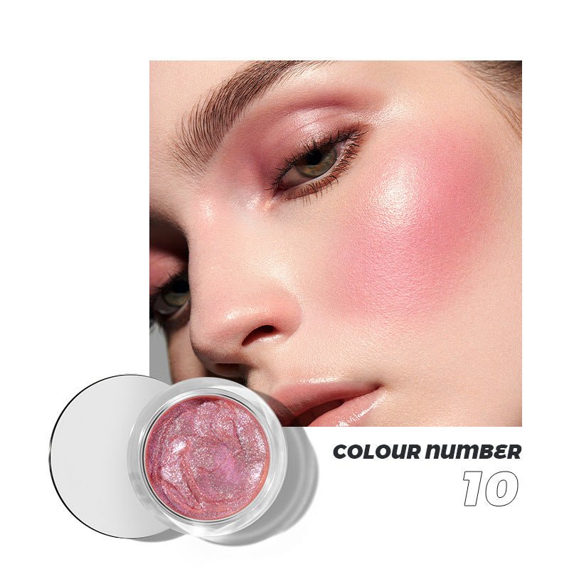 Pudaier10 Color Liquid Blush Dual-use Repair Natural Thin And Glittering Highlight $17.24 Dana Fashion Color Classification: 10 Style makeup Product information: Efficacy: brightening skin color and brightening body Applicable people: general Specificatio
