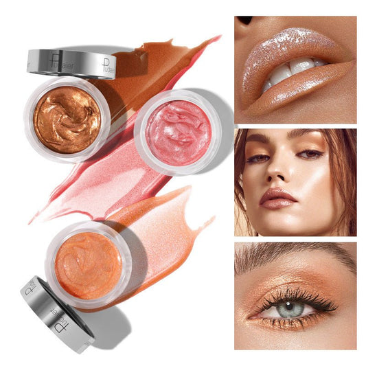 Pudaier10 Color Liquid Blush Dual-use Repair Natural Thin And Glittering Highlight $17.24 Dana Fashion Color Classification: 01 Style makeup Product information: Efficacy: brightening skin color and brightening body Applicable people: general Specificatio