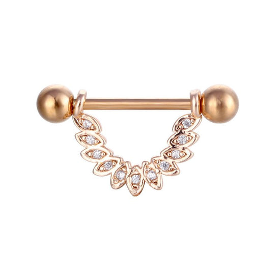 Puncture Nipple Ornament Inlaid Zircon Ring Nails $9.50 Dana Fashion Color: No 1 Rose Gold Women's Accessories Product information: Type: adhesive nail Treatment Process: inlaid zircon Color: No. 1 White, No. 1 rose gold, No. 2 White, No. 2 rose gold, No.