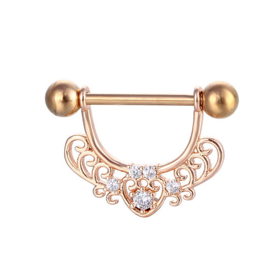Puncture Nipple Ornament Inlaid Zircon Ring Nails $9.50 Dana Fashion Color: No 6 Rose Gold Women's Accessories Product information: Type: adhesive nail Treatment Process: inlaid zircon Color: No. 1 White, No. 1 rose gold, No. 2 White, No. 2 rose gold, No.