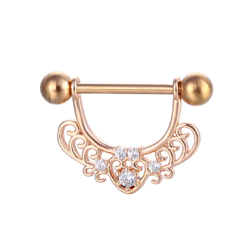 Puncture Nipple Ornament Inlaid Zircon Ring Nails $9.50 Dana Fashion Color: No 6 Rose Gold Women's Accessories Product information: Type: adhesive nail Treatment Process: inlaid zircon Color: No. 1 White, No. 1 rose gold, No. 2 White, No. 2 rose gold, No.