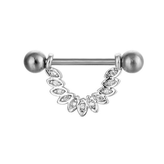 Puncture Nipple Ornament Inlaid Zircon Ring Nails $9.50 Dana Fashion Color: No 1 White Women's Accessories Product information: Type: adhesive nail Treatment Process: inlaid zircon Color: No. 1 White, No. 1 rose gold, No. 2 White, No. 2 rose gold, No. 3 W