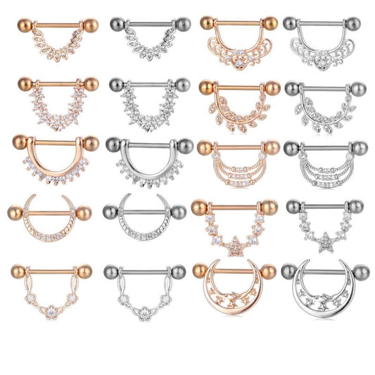 Puncture Nipple Ornament Inlaid Zircon Ring Nails $9.50 Dana Fashion Color: No 1 Rose Gold Women's Accessories Product information: Type: adhesive nail Treatment Process: inlaid zircon Color: No. 1 White, No. 1 rose gold, No. 2 White, No. 2 rose gold, No.