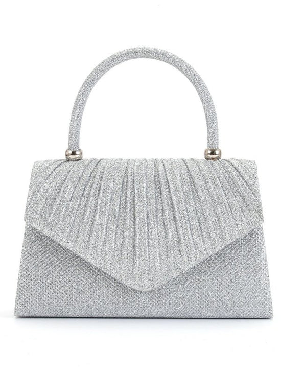 Pure Color Sequins Simple And Portable Women's Exquisite All-match Bag $35.50 Dana Fashion Color: Silver Women's Bags Product information: Applicable scenarios: Daily matching Color: black, silver, gold, champagne, black champagne gold silver Outer bag ty