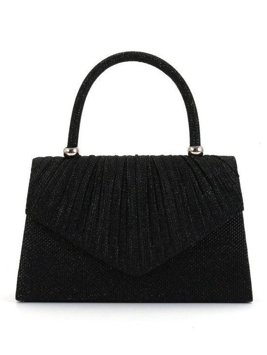 Pure Color Sequins Simple And Portable Women's Exquisite All-match Bag $35.50 Dana Fashion Color: Black Women's Bags Product information: Applicable scenarios: Daily matching Color: black, silver, gold, champagne, black champagne gold silver Outer bag typ