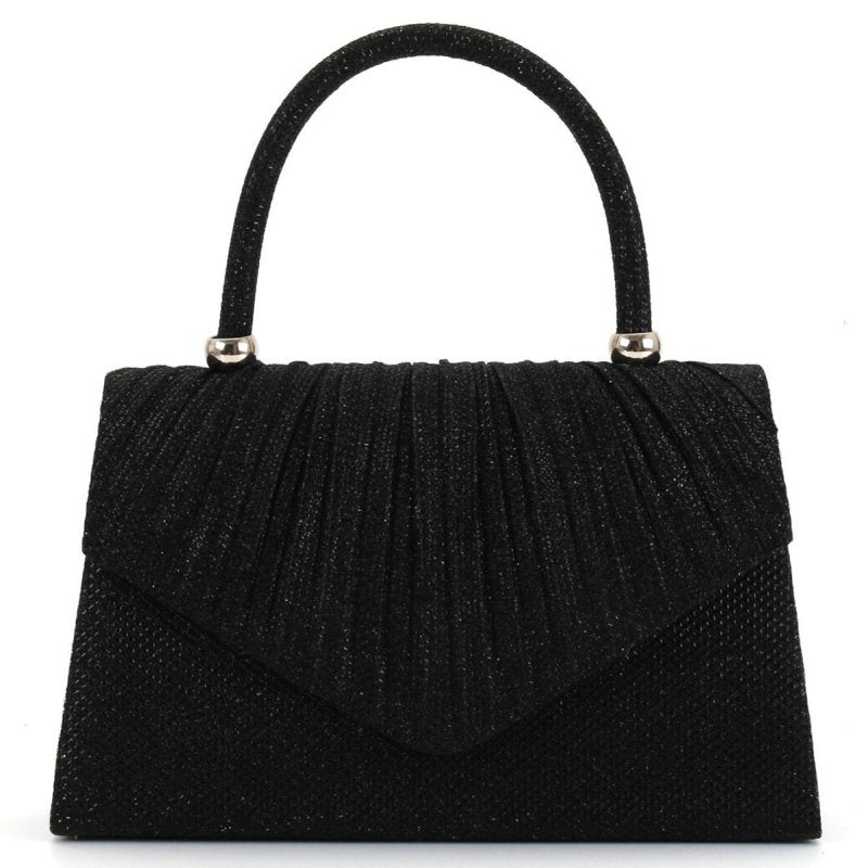 Pure Color Sequins Simple And Portable Women's Exquisite All-match Bag $35.50 Dana Fashion Color: Black Women's Bags Product information: Applicable scenarios: Daily matching Color: black, silver, gold, champagne, black champagne gold silver Outer bag typ