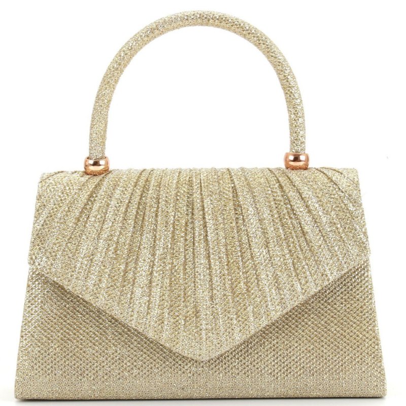 Pure Color Sequins Simple And Portable Women's Exquisite All-match Bag $35.50 Dana Fashion Color: Black Women's Bags Product information: Applicable scenarios: Daily matching Color: black, silver, gold, champagne, black champagne gold silver Outer bag typ
