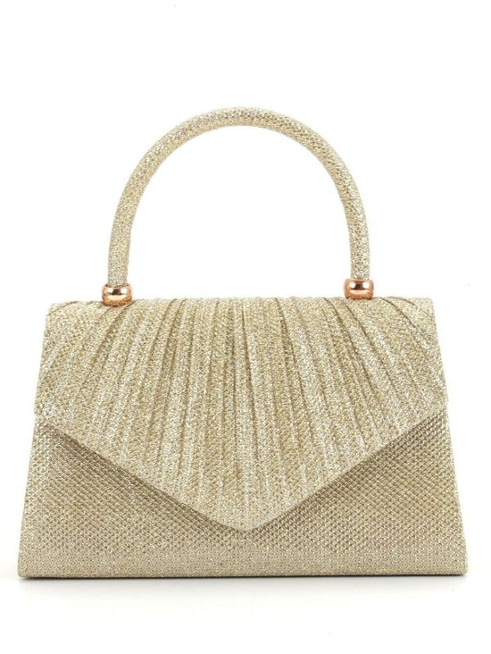 Pure Color Sequins Simple And Portable Women's Exquisite All-match Bag $35.50 Dana Fashion Color: Gold Women's Bags Product information: Applicable scenarios: Daily matching Color: black, silver, gold, champagne, black champagne gold silver Outer bag type