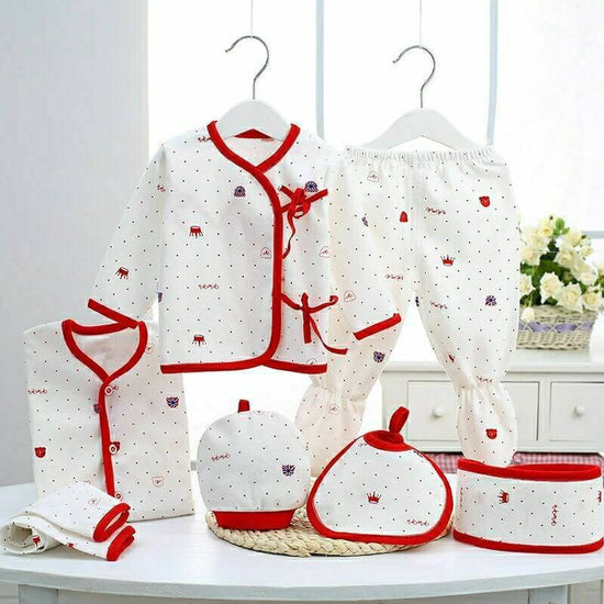 Pure Cotton Baby Clothes Spring And Autumn Summer Children Gift Box Set $39.50 Dana Fashion Color: Red style: Red edge Child size: 59cm Baby Clothing Product information: Suitable age group: middle and large children (over 8 years old, over 140cm) Element