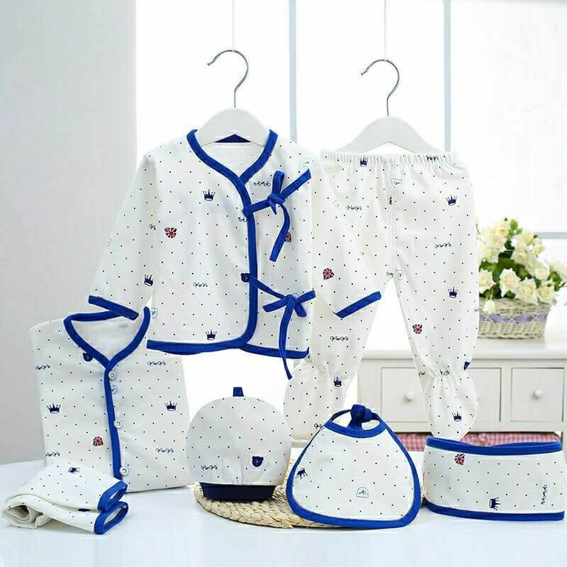 Pure Cotton Baby Clothes Spring And Autumn Summer Children Gift Box Set $39.50 Dana Fashion Color: Blue style: Blue edge Child size: 59cm Baby Clothing Product information: Suitable age group: middle and large children (over 8 years old, over 140cm) Eleme