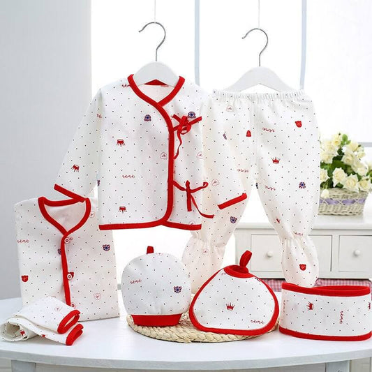 Pure Cotton Newborn Gift Set Maternal and Baby Products $25.50 Dana Fashion Color: Blue Size: 59cm Baby Clothing Product information: Name: Seven piece cotton gift box for newborn Size: 59cm Fabric: Cotton Category: Infant class A Season: Four Seasons Siz