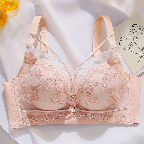 Push Up Breast Holding Wireless Underwear For Women $39.00 Dana Fashion Color: Black Size: 34or75AB Women's clothing Product information: Shoulder strap type: fixed double-shoulder strap Fabric name: lace Color: warm skin, light purple, dark green, pure b