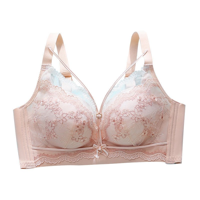 Push Up Breast Holding Wireless Underwear For Women $39.00 Dana Fashion Color: Black Size: 34or75AB Women's clothing Product information: Shoulder strap type: fixed double-shoulder strap Fabric name: lace Color: warm skin, light purple, dark green, pure b