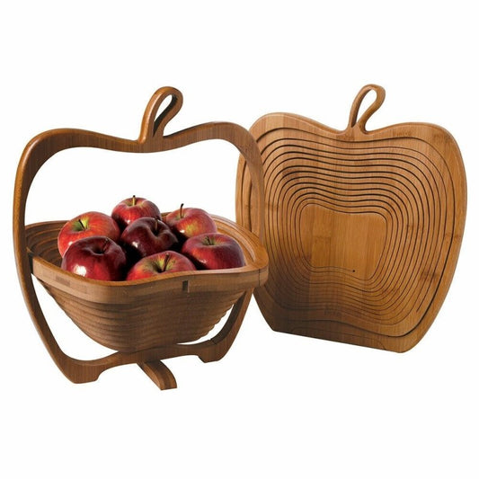 Quality folding fruit basket $25.32 Dana Fashion Color: A Dana's Kitchen [Product Size]: about 27 * 30 * 1.8 cm (Reminder: Since bamboo is natural, the color of each basket is also a little different, but the quality is the same. Please rest assured [Prod