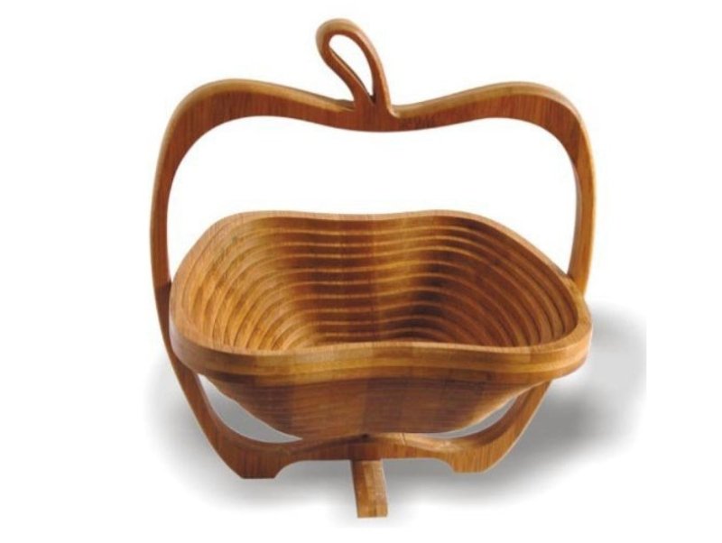 Quality folding fruit basket $25.32 Dana Fashion Color: A Dana's Kitchen [Product Size]: about 27 * 30 * 1.8 cm (Reminder: Since bamboo is natural, the color of each basket is also a little different, but the quality is the same. Please rest assured [Prod