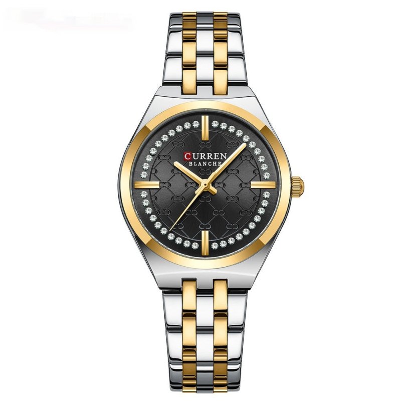 Quartz Hot Waterproof Women's Watch $49.36 Dana Fashion Color: Golden And Black Women's Accessories Product information: Quartz watch hot selling waterproof women's watch Color: white shell blue, golden White, Golden Green, Golden Black, Shell White, Shel