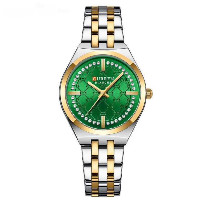 Quartz Hot Waterproof Women's Watch $49.36 Dana Fashion Color: Golden Green Women's Accessories Product information: Quartz watch hot selling waterproof women's watch Color: white shell blue, golden White, Golden Green, Golden Black, Shell White, Shell Bl