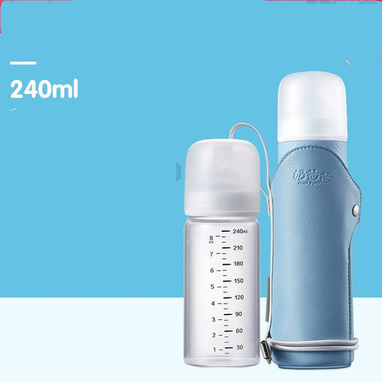 Quick Flush Baby Bottle Baby Bottle Warmer Milk Regulator $197.59 Dana Fashion Color: H Baby & Mother Product information: Caliber Specifications: Wide Caliber Shape: straight Whether with handle: without handle Material: Glass Capacity: A; powder 240ML,