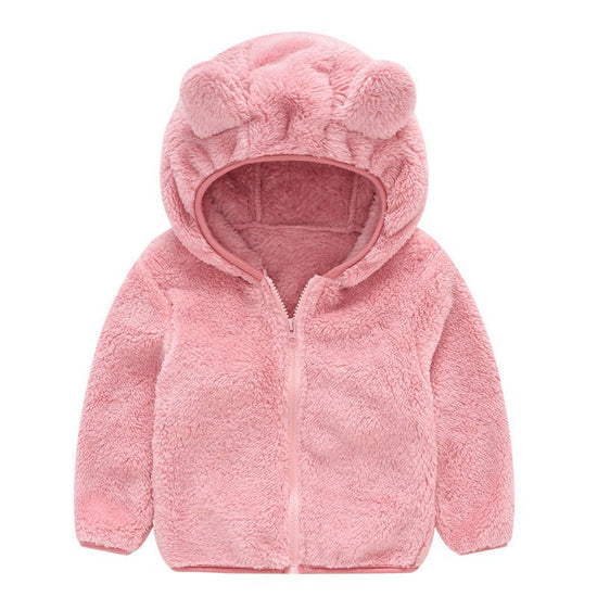 Rabbit Ears Small And Medium-sized Children's Wool Sweater $31.09 Dana Fashion style: 14 Style Size: 100 Baby Clothing Product Information: Style: sweet Fabric technology: fleece Sleeve length: long sleeve Whether Hooded: Hooded Pattern: plain Thickness::