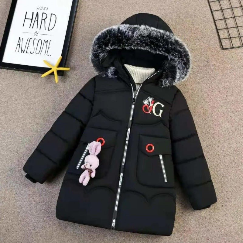 Rabbit Ears Small And Medium-sized Children's Wool Sweater $52.51 Dana Fashion style: 10 Style Size: 130 Baby Clothing Product Information: Style: sweet Fabric technology: fleece Sleeve length: long sleeve Whether Hooded: Hooded Pattern: plain Thickness::
