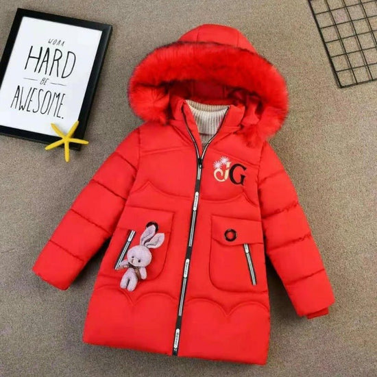 Rabbit Ears Small And Medium-sized Children's Wool Sweater $52.51 Dana Fashion style: 9 Style Size: 130 Baby Clothing Product Information: Style: sweet Fabric technology: fleece Sleeve length: long sleeve Whether Hooded: Hooded Pattern: plain Thickness::