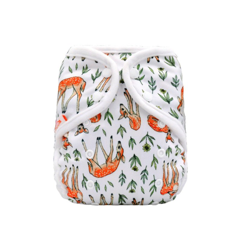 Rainbo&Iris Cute Fashion Cloth Diaper Cover With Rainbow Print Baby Gift Accessory $20.67 Dana Fashion Color: Elk Baby & Mother Product Information: Colors: animals, elk, hot air balloons, rainbows, mushrooms, daisies, watercolor rainbows, flowers, forest