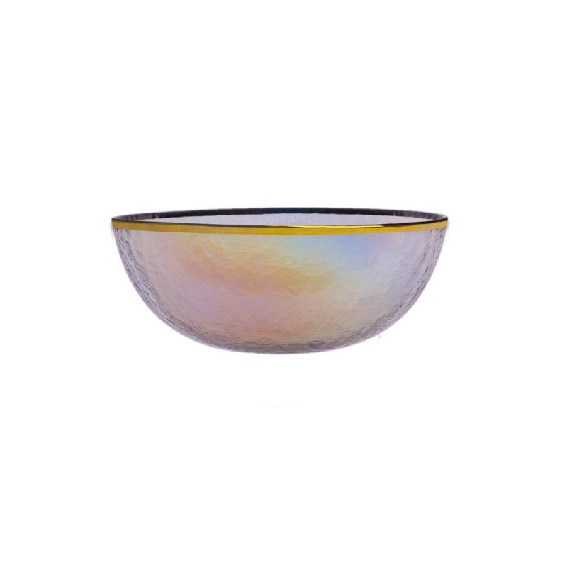 Rainbow Ion Plated Hammer Pattern Glass Plate Bowl Fruit Plate Bowl Set $49.39 Dana Fashion Color: 2style Dana's Kitchen Product information: Material: Glass Shape: round Color: 1style Phnom Penh Rainbow Bowl 6"[Diameter 15cm] 2style Phnom Penh Rainbow Bo