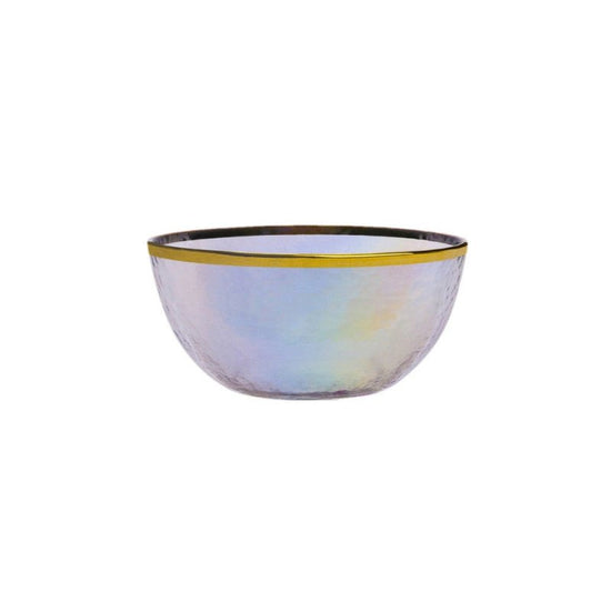 Rainbow Ion Plated Hammer Pattern Glass Plate Bowl Fruit Plate Bowl Set $36.60 Dana Fashion Color: 1style Dana's Kitchen Product information: Material: Glass Shape: round Color: 1style Phnom Penh Rainbow Bowl 6