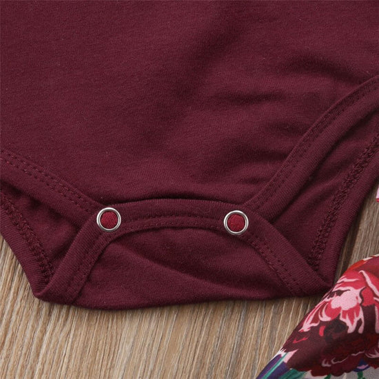 Ramia Ruffle Set Toddler Baby Girls Ruffles Long Sleeve Tops Romper Floral Skirts Headband Outfit Clothes $23.28 Dana Fashion Height: 100cm Baby Clothing Newest Fashion Baby Girls Outfits !! High quality and Brand new 100% Main Color: AS The Picture New i