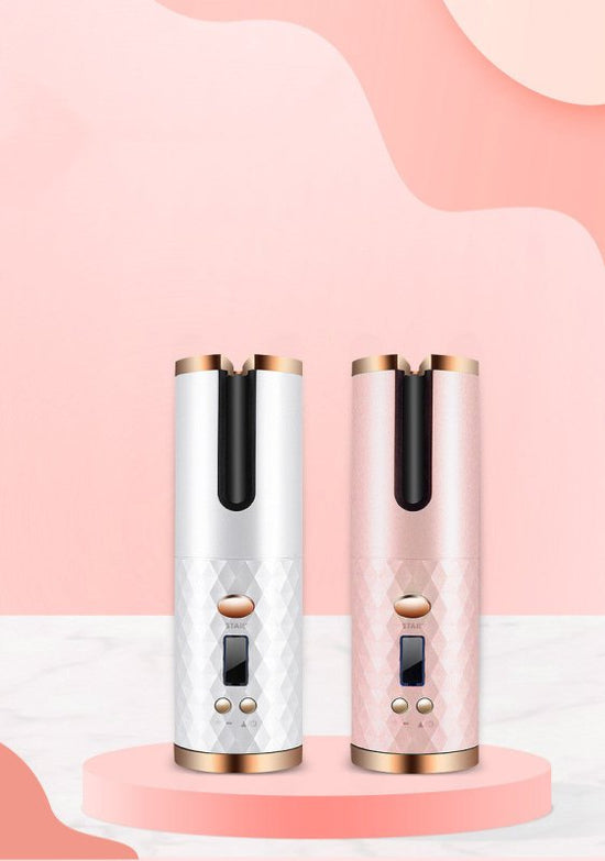 Rechargeable Automatic Hair Curler Women Portable Hair Curling Iron LCD Display Ceramic Curly Rotating Curling Wave Styer $29.00 Dana Fashion Color: Black Model: USB Beauty Tools Overview: New Create beautiful curls or waves anytime, anywhere with the Unb