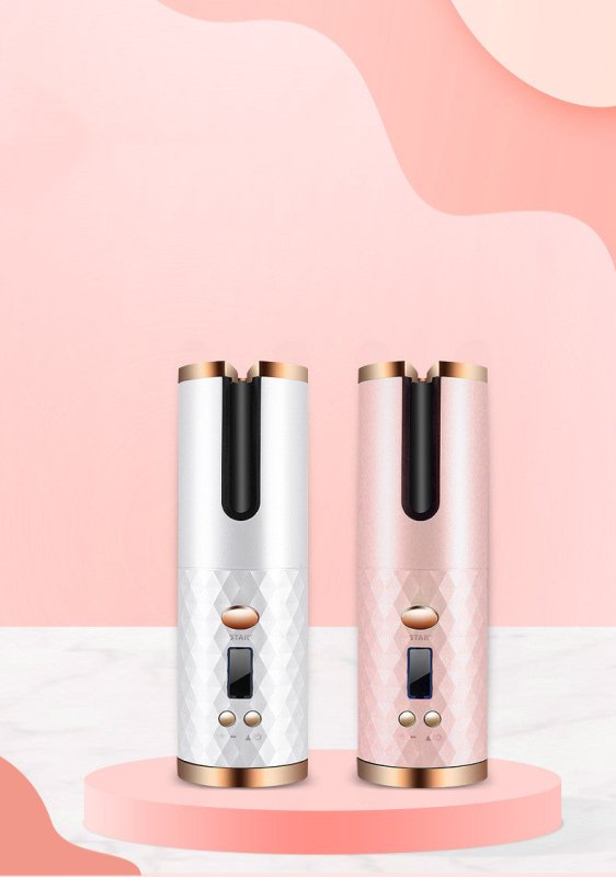 Rechargeable Automatic Hair Curler Women Portable Hair Curling Iron LCD Display Ceramic Curly Rotating Curling Wave Styer $29.00 Dana Fashion Color: Black Model: USB Beauty Tools Overview: New Create beautiful curls or waves anytime, anywhere with the Unb