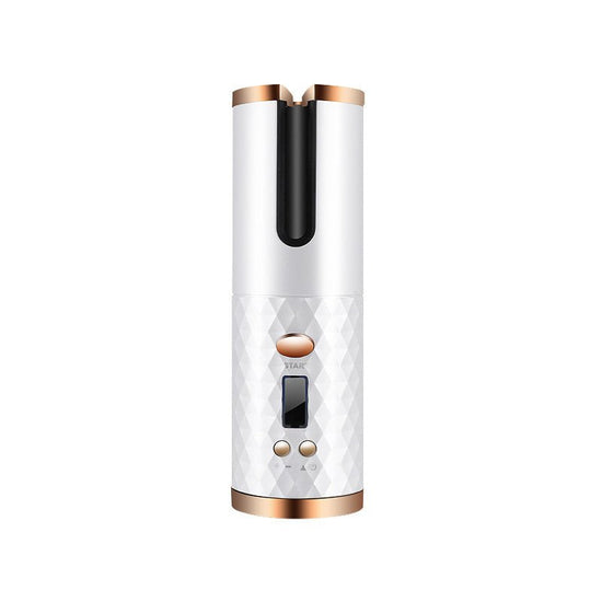 Rechargeable Automatic Hair Curler Women Portable Hair Curling Iron LCD Display Ceramic Curly Rotating Curling Wave Styer $30.00 Dana Fashion Color: White Model: USB Beauty Tools Overview: New Create beautiful curls or waves anytime, anywhere with the Unb
