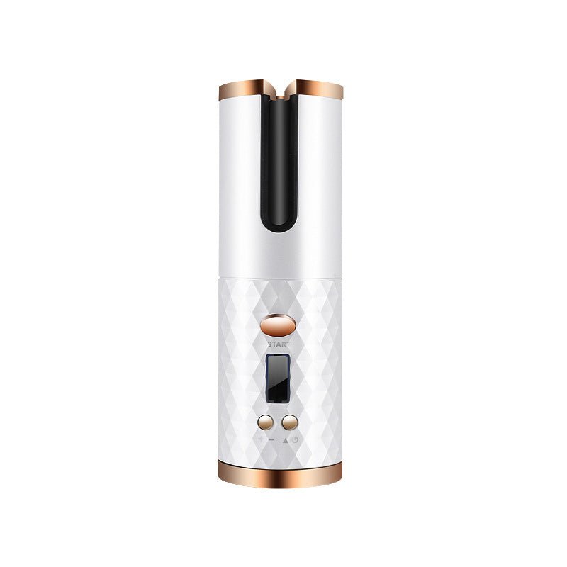 Rechargeable Automatic Hair Curler Women Portable Hair Curling Iron LCD Display Ceramic Curly Rotating Curling Wave Styer $30.00 Dana Fashion Color: White Model: USB Beauty Tools Overview: New Create beautiful curls or waves anytime, anywhere with the Unb