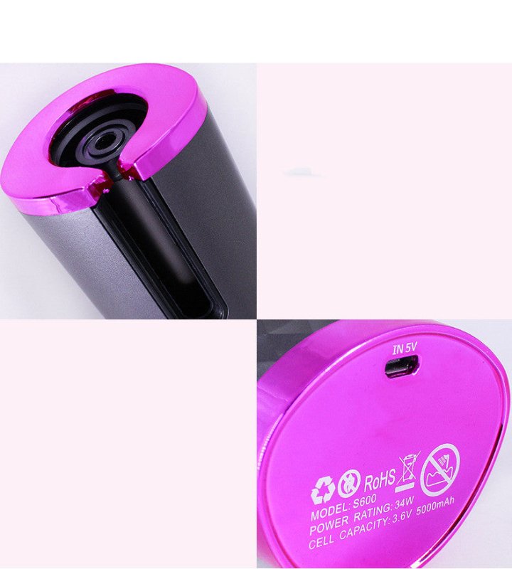 Rechargeable Automatic Hair Curler Women Portable Hair Curling Iron LCD Display Ceramic Curly Rotating Curling Wave Styer $29.00 Dana Fashion Color: Black Model: USB Beauty Tools Overview: New Create beautiful curls or waves anytime, anywhere with the Unb