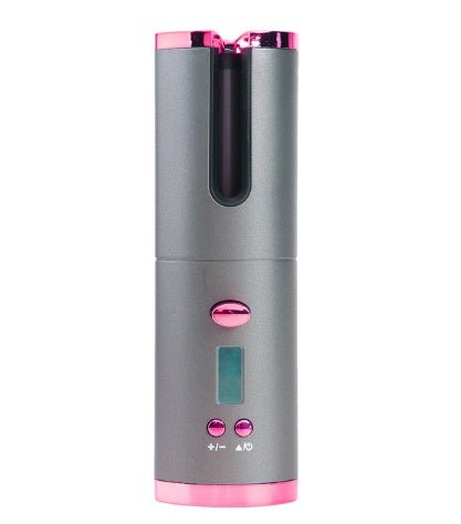 Rechargeable Automatic Hair Curler Women Portable Hair Curling Iron LCD Display Ceramic Curly Rotating Curling Wave Styer $39.00 Dana Fashion Color: Pinkgrey Model: USB Beauty Tools Overview: New Create beautiful curls or waves anytime, anywhere with the