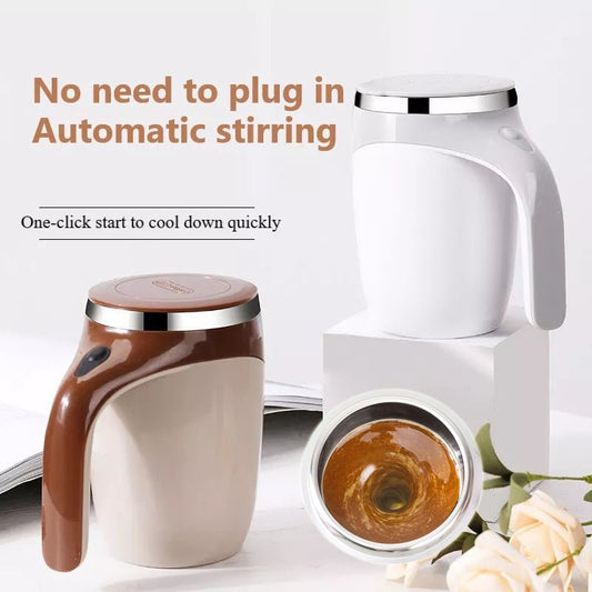 Rechargeable Model Automatic Stirring Cup Coffee Cup High Value Electric Stirring Cup Lazy Milkshake Rotating Magnetic Water Cup $24.26 Dana Fashion Color: Coffee Dana's Kitchen Overview: Made of food-grade material, safe and healthy, and the inner liner