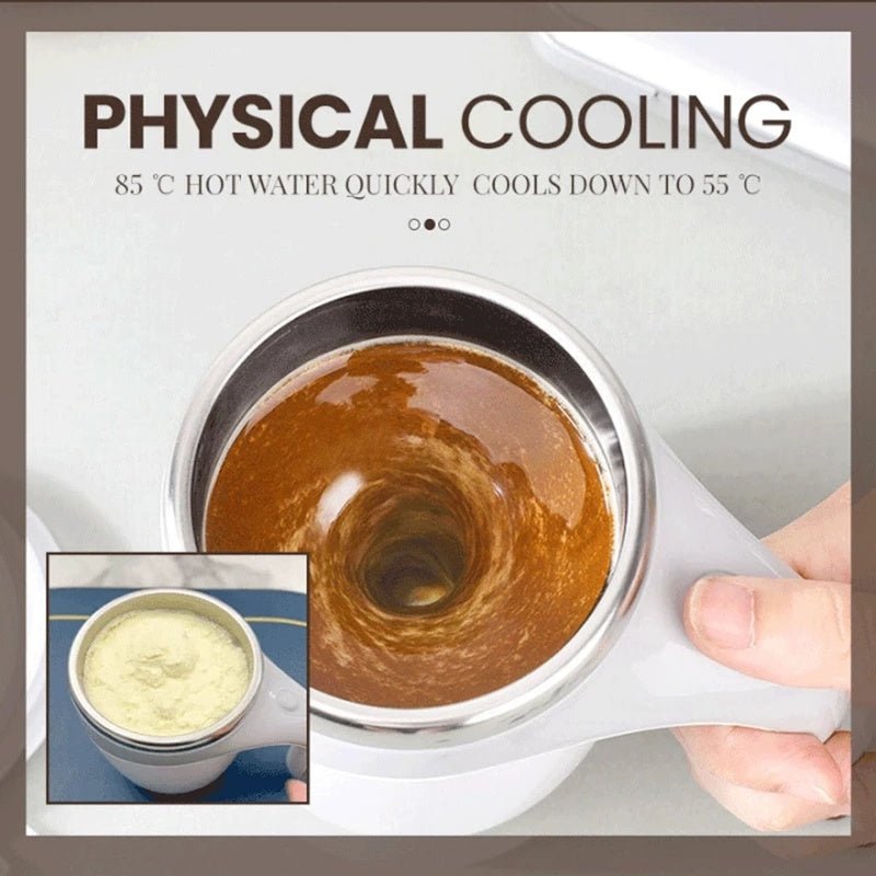 Rechargeable Model Automatic Stirring Cup Coffee Cup High Value Electric Stirring Cup Lazy Milkshake Rotating Magnetic Water Cup $24.26 Dana Fashion Color: Coffee Dana's Kitchen Overview: Made of food-grade material, safe and healthy, and the inner liner