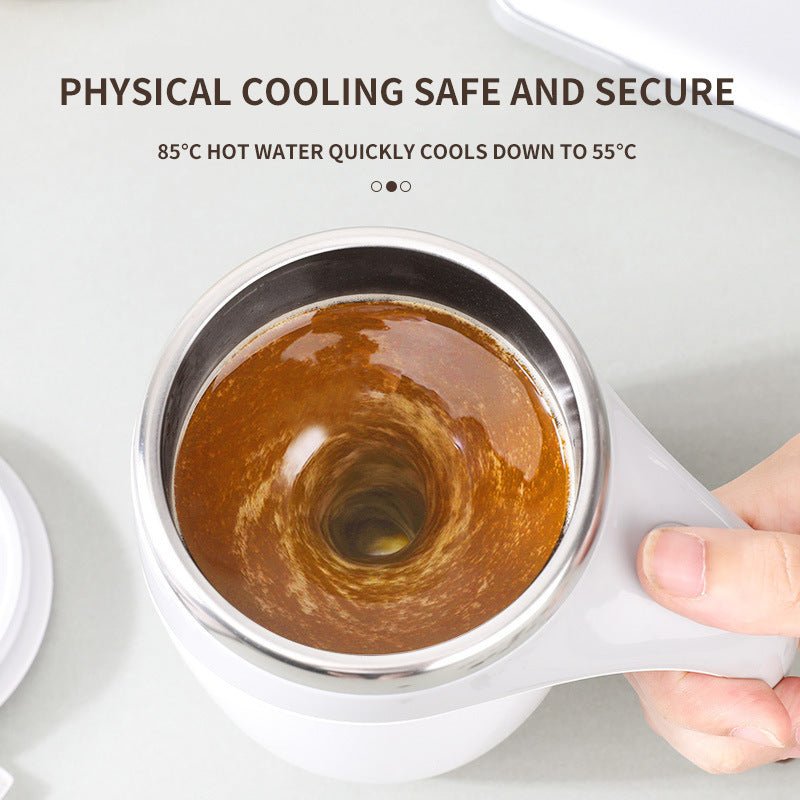 Rechargeable Model Automatic Stirring Cup Coffee Cup High Value Electric Stirring Cup Lazy Milkshake Rotating Magnetic Water Cup $24.26 Dana Fashion Color: Coffee Dana's Kitchen Overview: Made of food-grade material, safe and healthy, and the inner liner