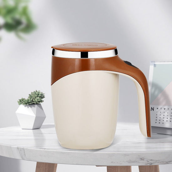 Rechargeable Model Automatic Stirring Cup Coffee Cup High Value Electric Stirring Cup Lazy Milkshake Rotating Magnetic Water Cup $24.26 Dana Fashion Color: Coffee Dana's Kitchen Overview: Made of food-grade material, safe and healthy, and the inner liner