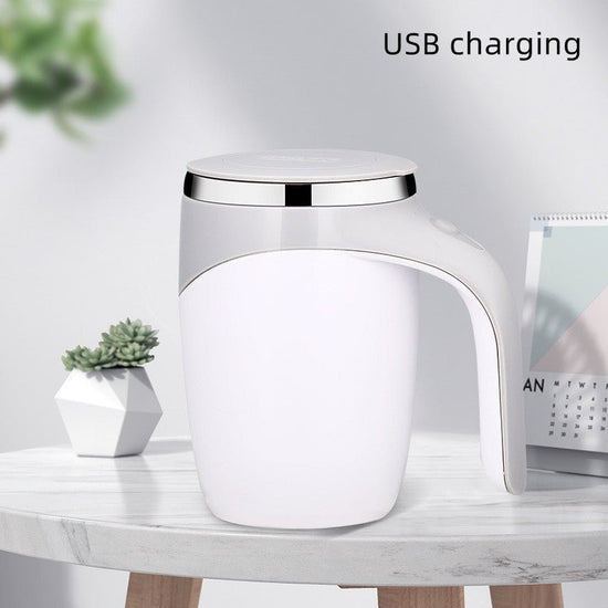 Rechargeable Model Automatic Stirring Cup Coffee Cup High Value Electric Stirring Cup Lazy Milkshake Rotating Magnetic Water Cup $24.26 Dana Fashion Color: Coffee Dana's Kitchen Overview: Made of food-grade material, safe and healthy, and the inner liner