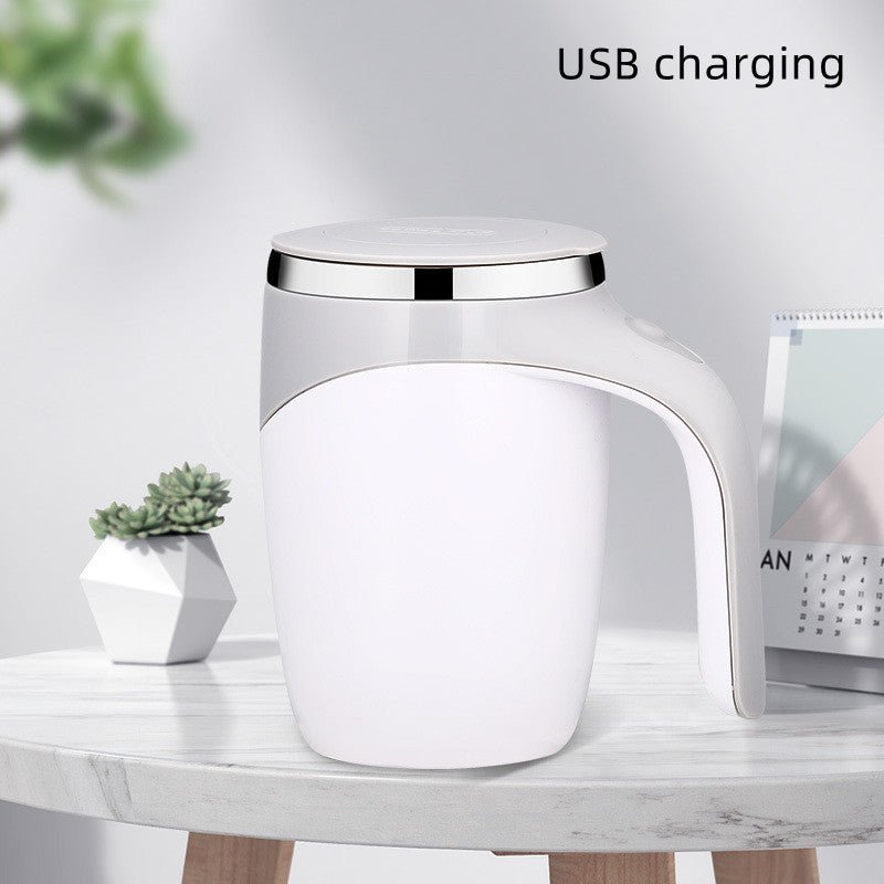 Rechargeable Model Automatic Stirring Cup Coffee Cup High Value Electric Stirring Cup Lazy Milkshake Rotating Magnetic Water Cup $24.26 Dana Fashion Color: Coffee Dana's Kitchen Overview: Made of food-grade material, safe and healthy, and the inner liner
