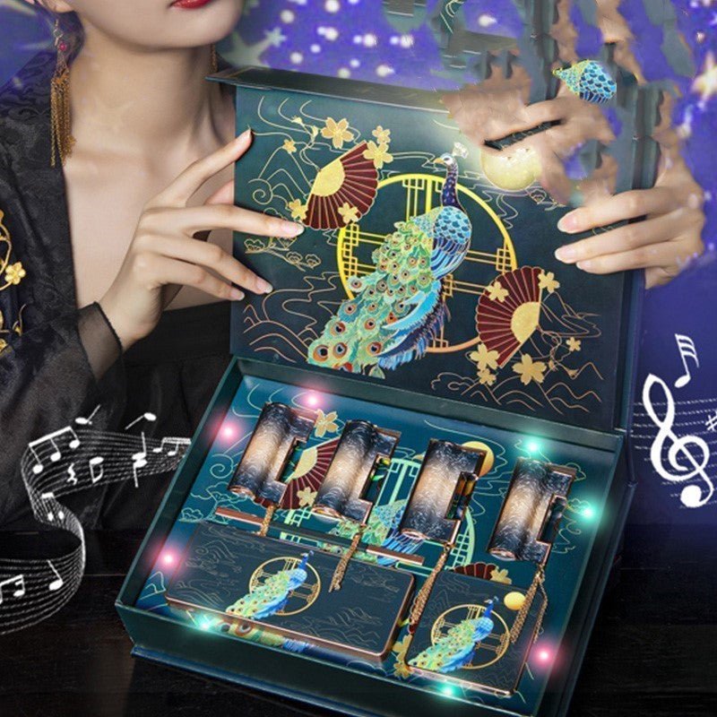 Red Eye Shadow Makeup Suit $179.00 Dana Fashion style: 2 Style makeup Product information: Color classification: 1 Style: Yilu Youyou Lock Core Makeup 7-piece Set Gift Card2 styles: Love Lock Music Projection 7-piece Set Gift Card+Concentric Love Lock 4 L