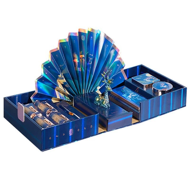 Red Eye Shadow Makeup Suit $179.00 Dana Fashion style: 1 Style makeup Product information: Color classification: 1 Style: Yilu Youyou Lock Core Makeup 7-piece Set Gift Card2 styles: Love Lock Music Projection 7-piece Set Gift Card+Concentric Love Lock 4 L