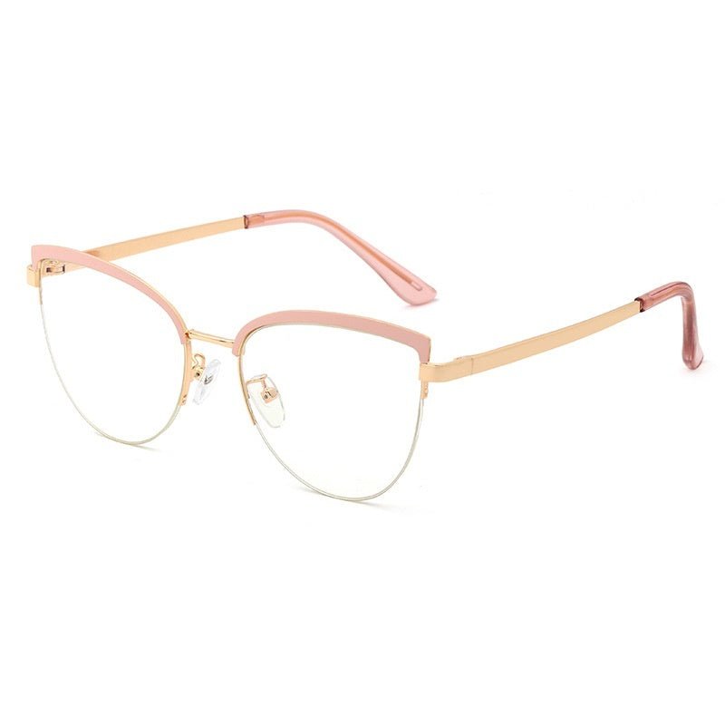 Retro computer glasses $25.00 Dana Fashion Color: C2 Pink Women's Accessories Product Category: Computer Glasses material: metal Style: Full frame Style: Unisex Style: trendy and fashionable