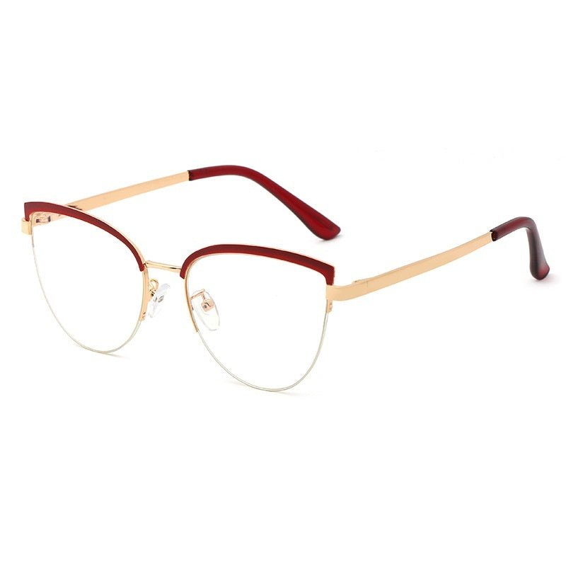Retro computer glasses $25.00 Dana Fashion Color: C7 Red Women's Accessories Product Category: Computer Glasses material: metal Style: Full frame Style: Unisex Style: trendy and fashionable
