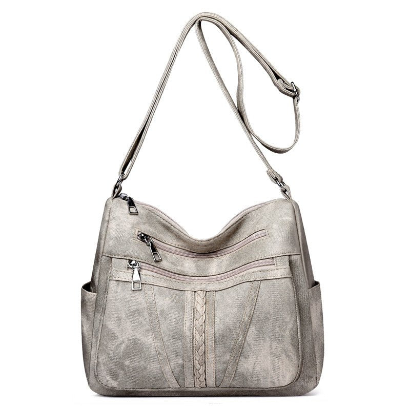 Retro Easy Matching Soft Leather Bag Ladies $37.72 Dana Fashion Color: 33068 Light Khaki Women's Bags Product information: Color: 3306-8 dark gray, 3306-8 yellow, 3306-8 Blue, 3306-8 dark khaki, 3306-8 light khaki khaki Hardness: soft Material: PU Popular